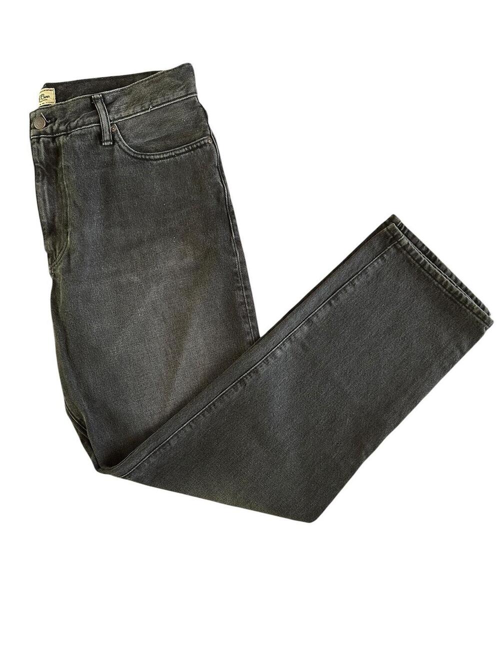 J. Crew Straight-Leg Jeans in Washed Black Loose Fit